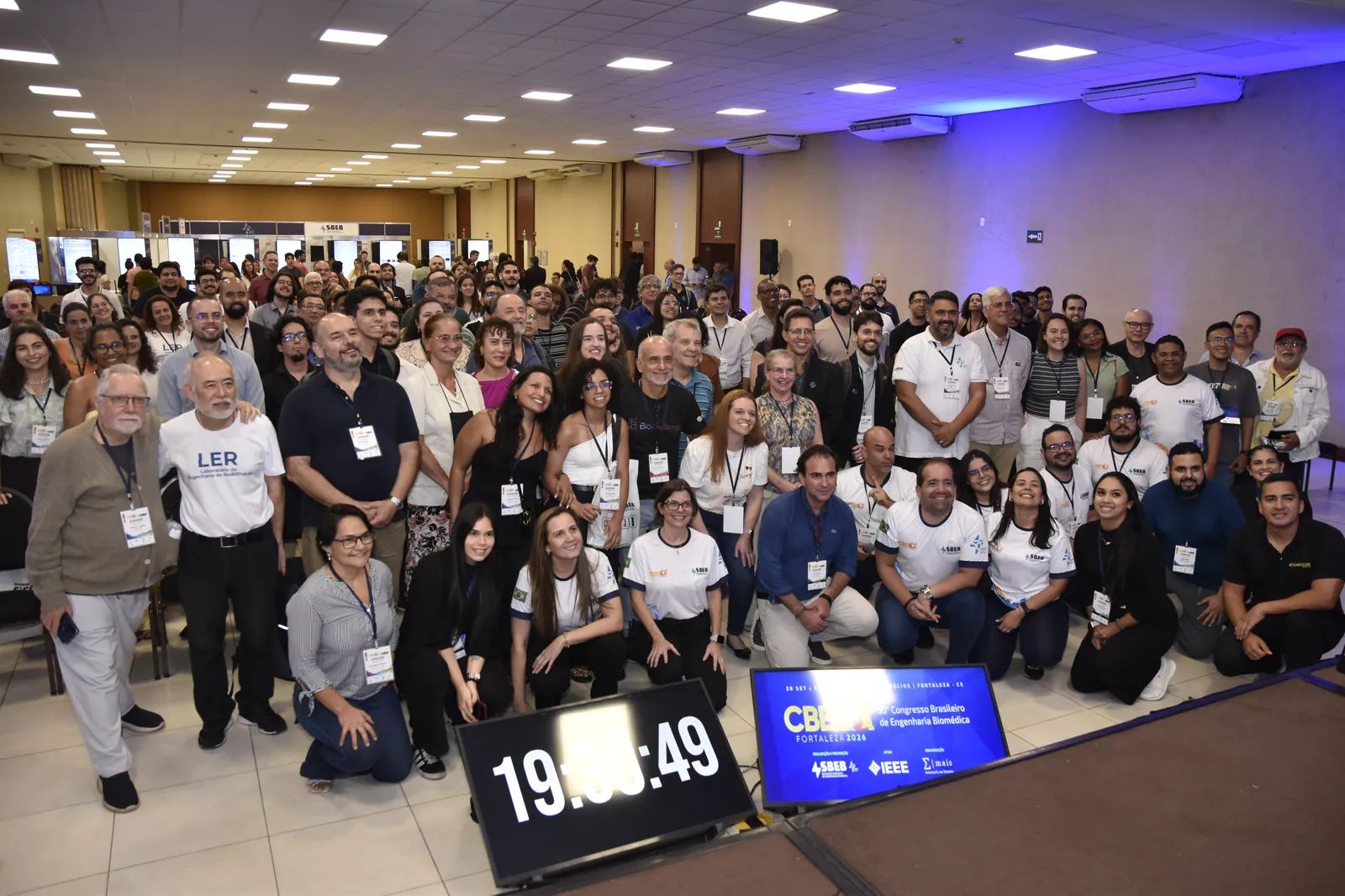 Foto oficial com os participantes do CBEB 2026