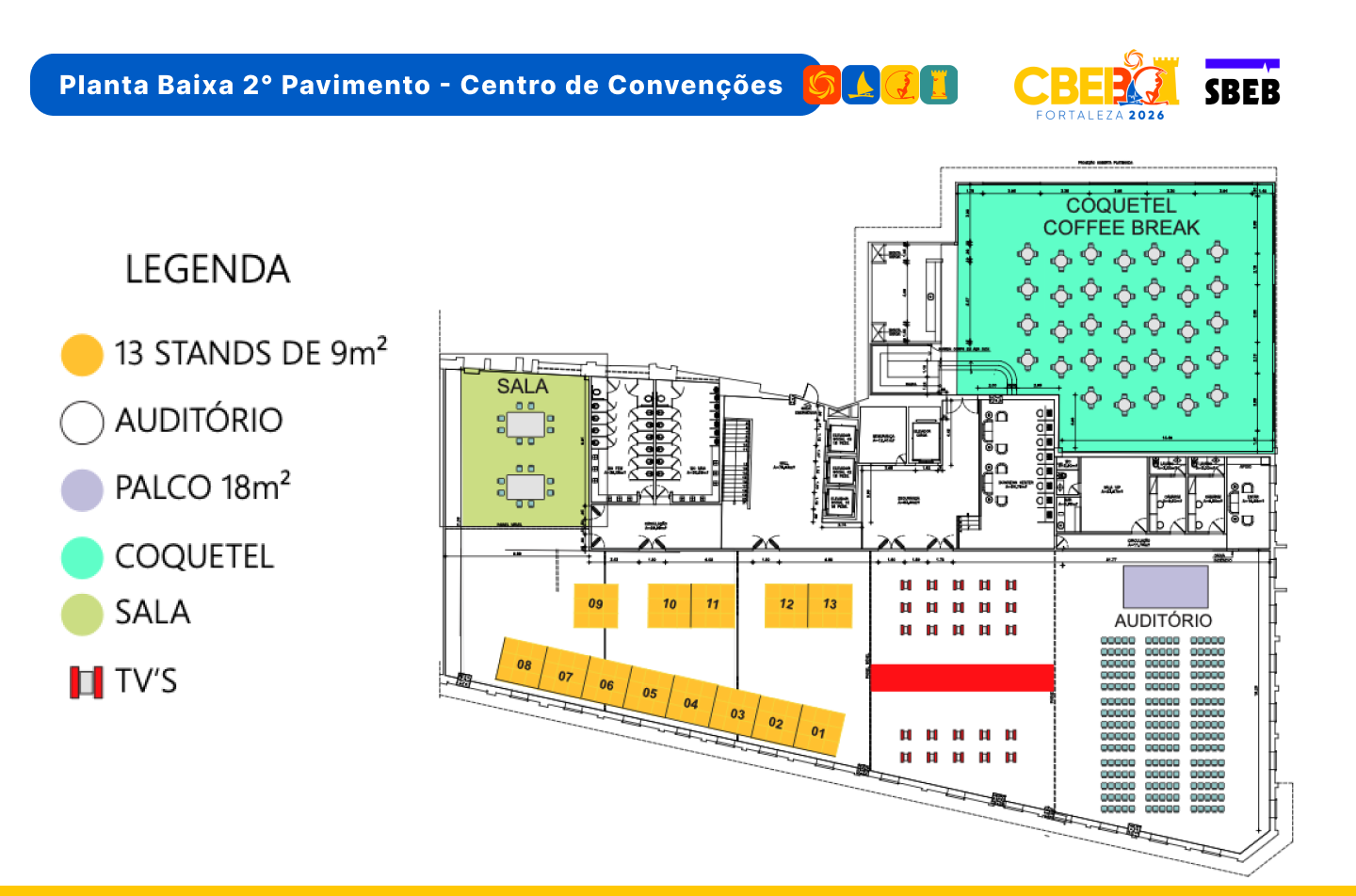 Planta Baixa 2º Pavimento - CBEB 2026
